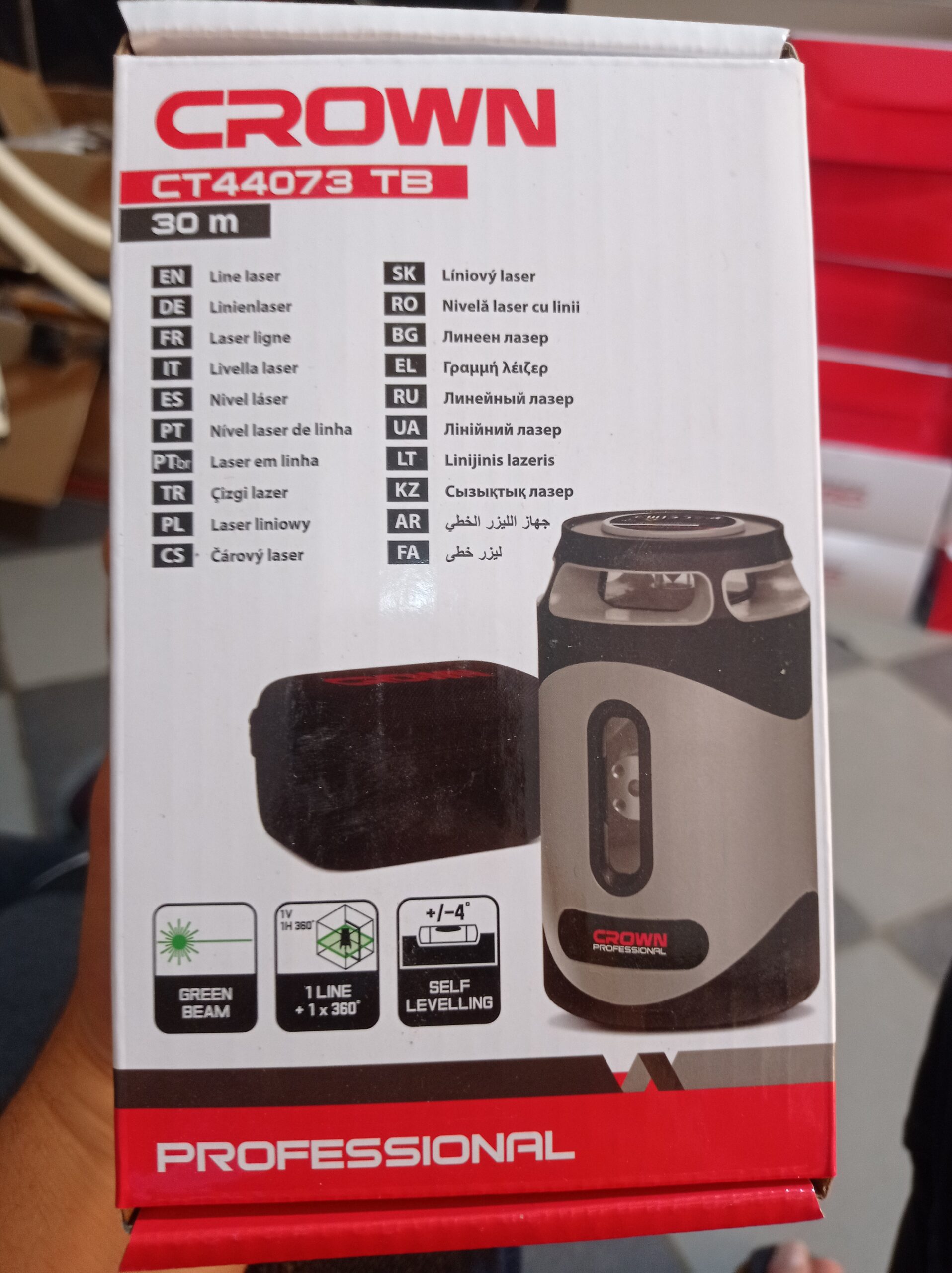 Niveau laser crown 360 ct44073tb