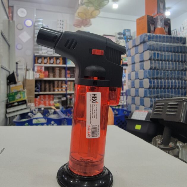 مشعل غاز قابل للشحن شفاف