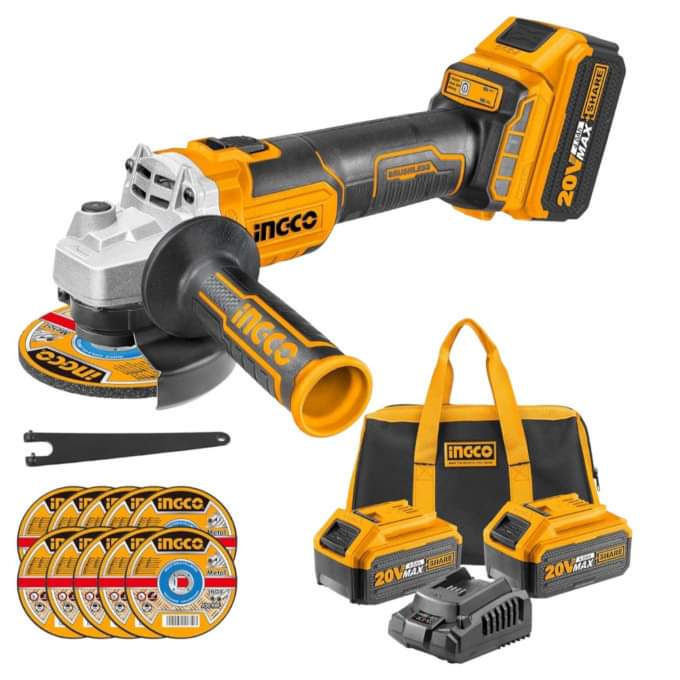 Meuleuse a baterrie ingco 20 v