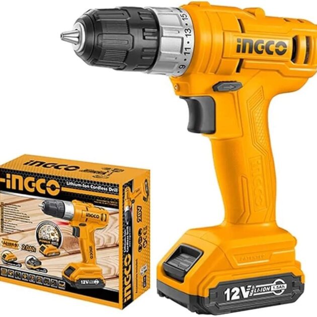 Visseuse 12v ingco a baterrie 1.5ah et chargeur