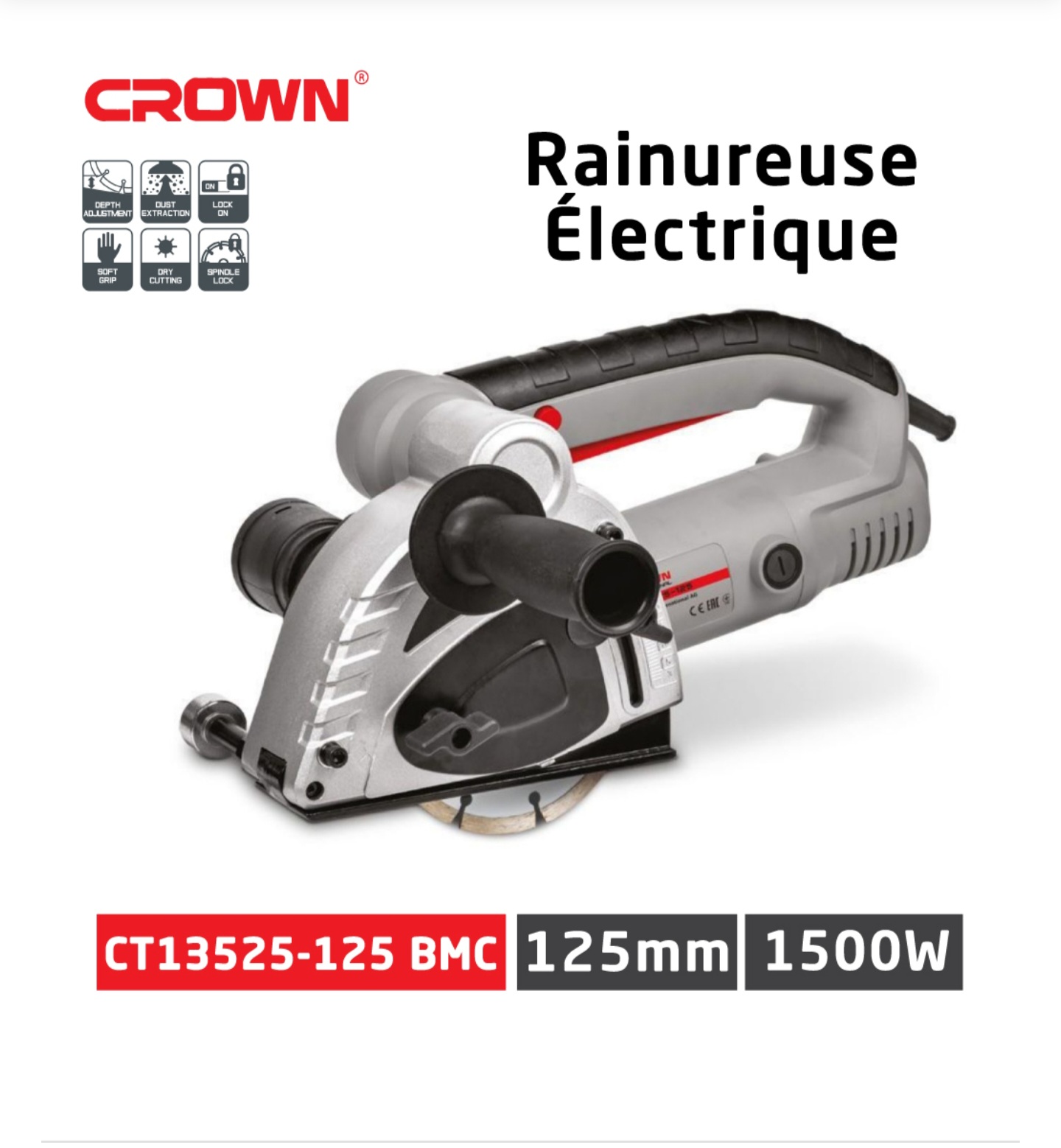 Reinureuse electrique crown 1500w CT13525