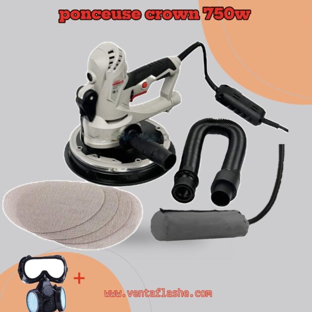 Ponceuse enduit crown w750,mask beetro