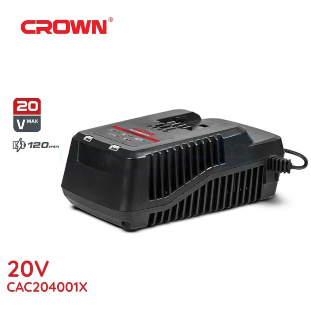 Chargeur Batterie Fast Charge 20V 4.0Ah 100W CROWN | CAC204001X