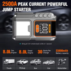 Compresseur De Voiture Avec Booster Batterie 23800MAH BEETRO - الصورة 6