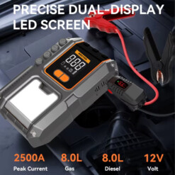 Compresseur De Voiture Avec Booster Batterie 23800MAH BEETRO - الصورة 8