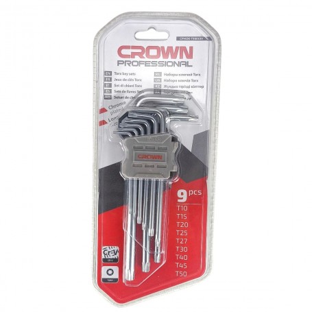 Jeu de 9 clés étoiles longueur CROWN | TMAX 08