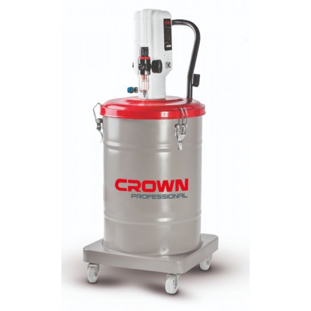 Pompe a graisse pneu CAP 30L-1/4'' 0.85L/MIN 6-8 BAR CROWN REF CT38098