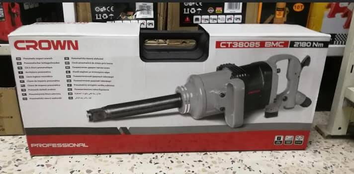 Clé A Choc Boulonneuse Pneumatique Lourd 2500 NM” CROWN | CT38085 - الصورة 2