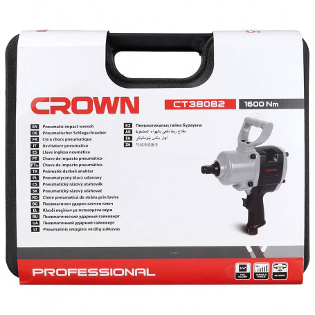 Clé à chocs Pneumatique 3/4" 1600 N.M CROWN | CT38082