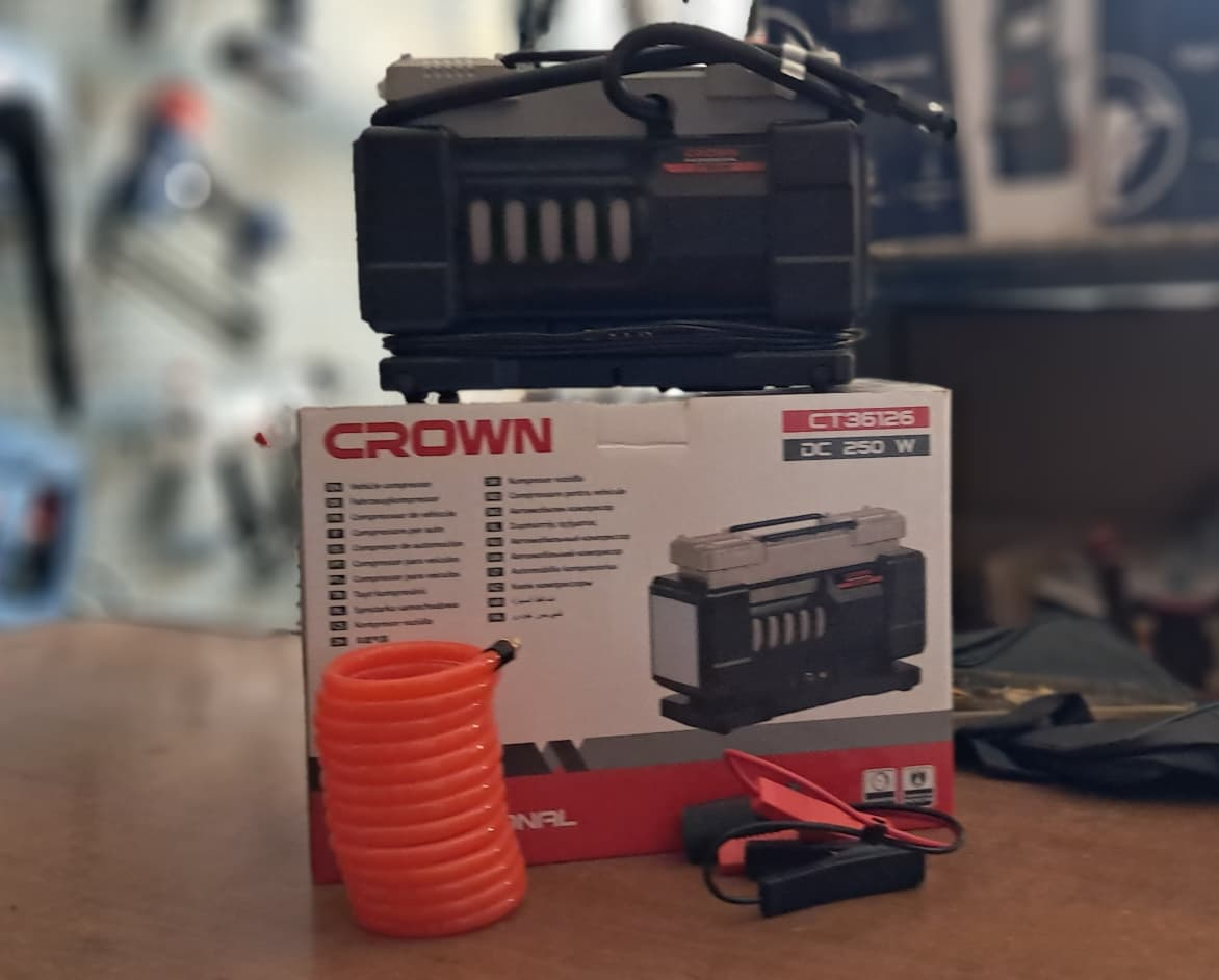 Compresseur AUTO 12V 250W CROWN -CT36126 - الصورة 2