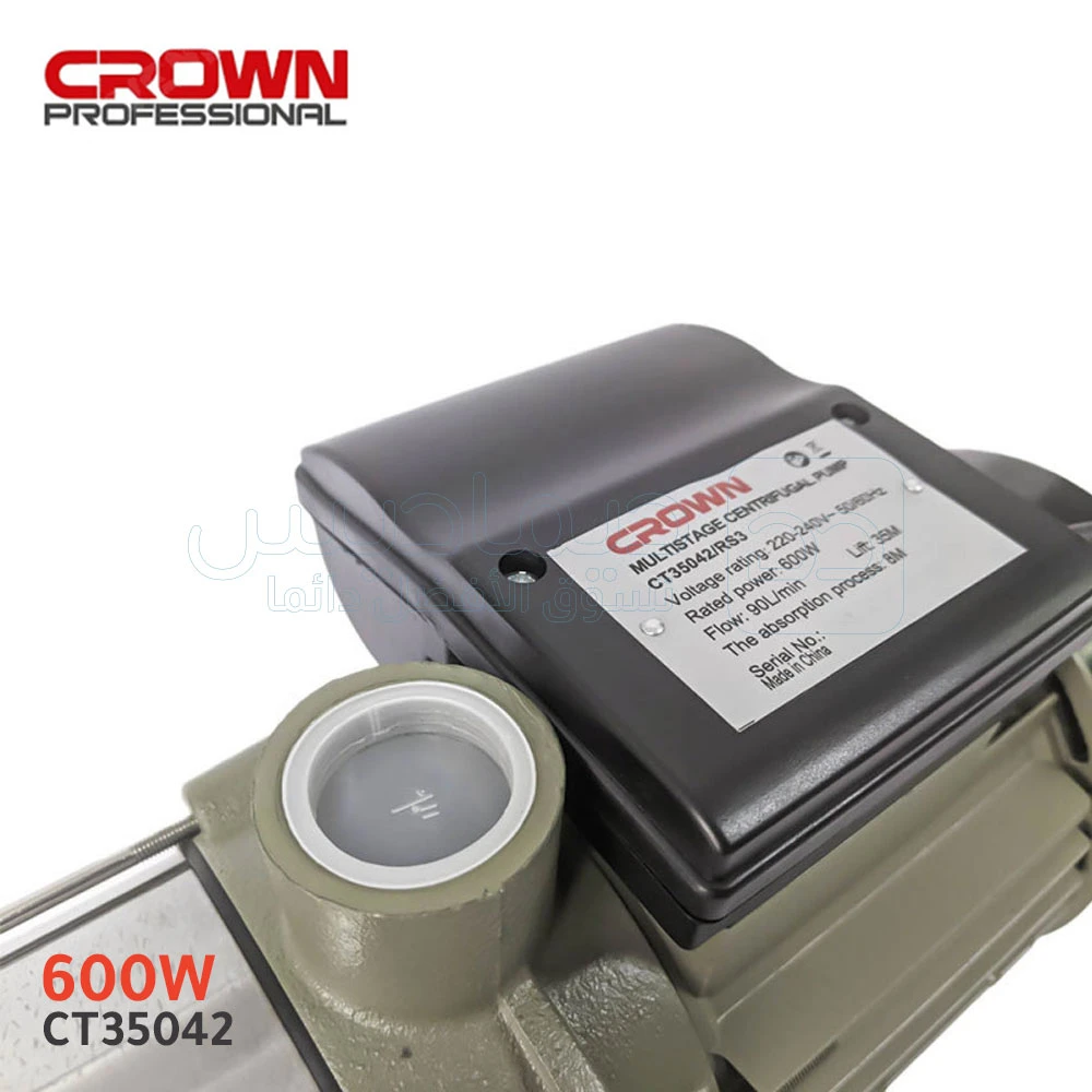 Pompe À Eau 600W 3Turbine Silencieuse CT35042 RS3 - CROWN - الصورة 2