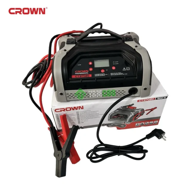 Chargeur batterie démarreur 12-24V 50A 1500W CT37020 CROWN