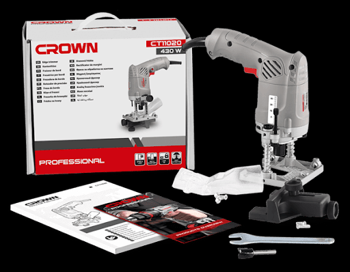 Paumelleuse Affleureuse 6mm 430W CROWN CT11020 - الصورة 2