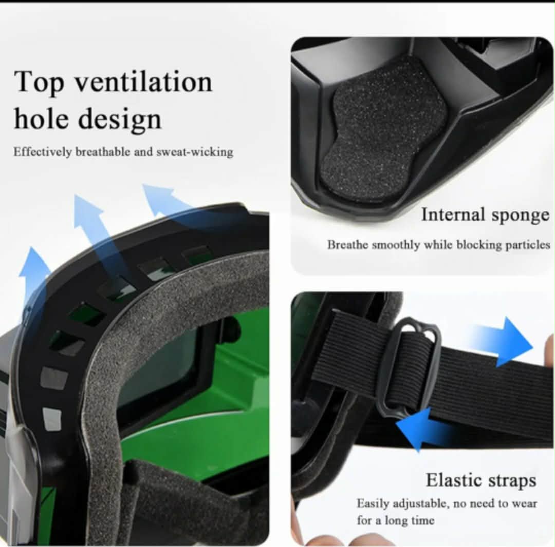 Masque De Soudage À Assombrissement Automatique - Visière De Protection pour Soudage Protection Faciale avec Cagoule Anti-Étincelles pour Meulage Et Polissage - الصورة 3