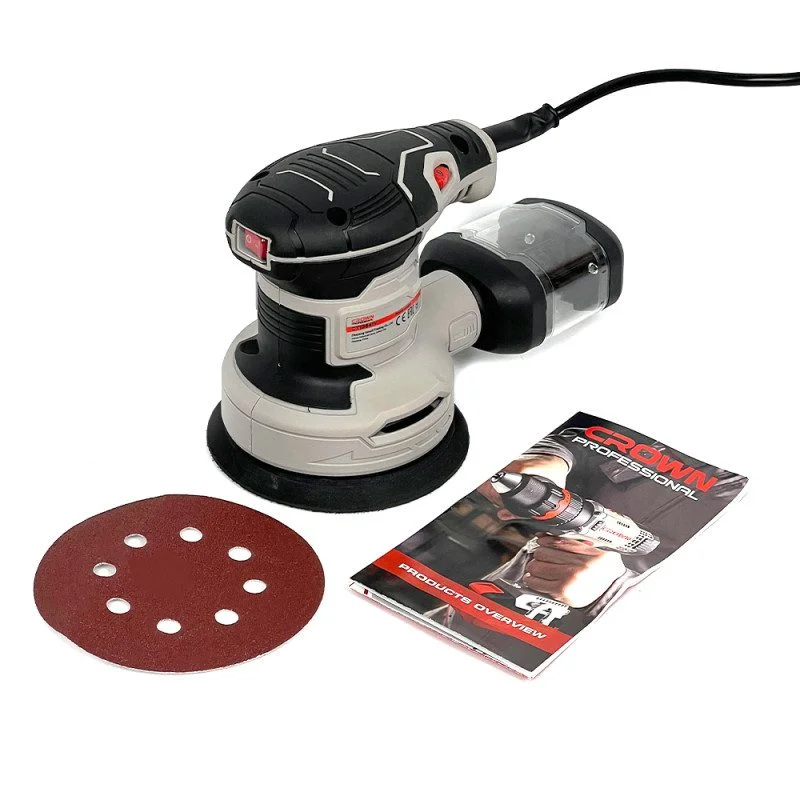 Ponceuse Vibrante Excentrique 125mm 300W CROWN CT13641 - الصورة 2