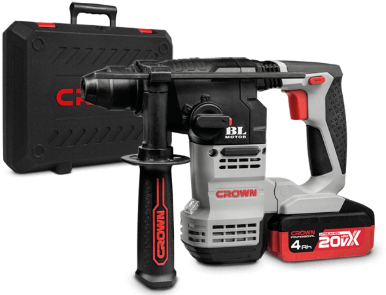 Marteau piqueur sans batterie 20V CROWN | CT28001bmc4 hx