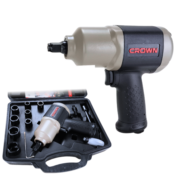 Clé à chocs Pneumatique 1/2" 6-8bars 900Nm CROWN | CT38081