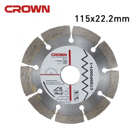 DISQUE DIAMANT Ø 115 VERT A SEC CROWN