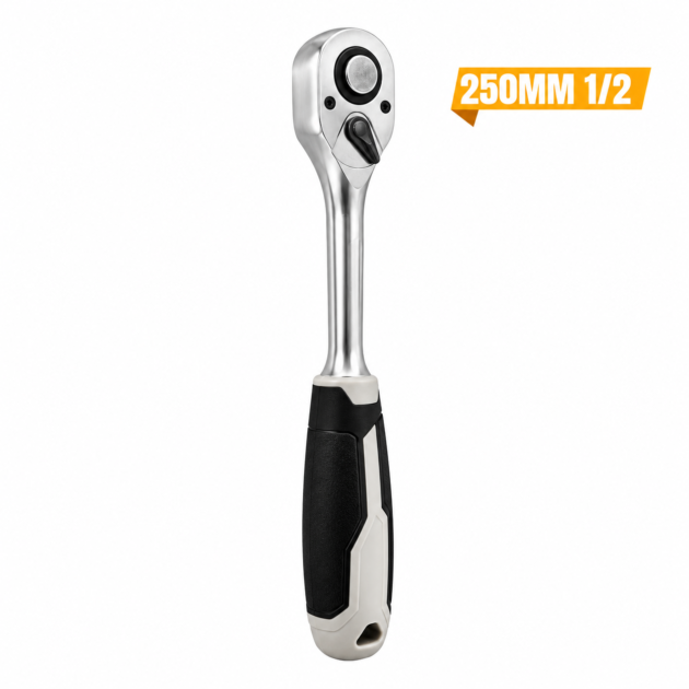Bras douille cliquet 1/2" de 250 mm en chrome vanadium CROWN CPHSW-RHA12