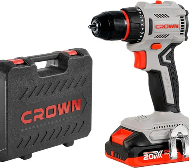 Visseuse Perceuse Sans-fil 2 Batteries 20V CROWN CT21131XMS-2 BMC