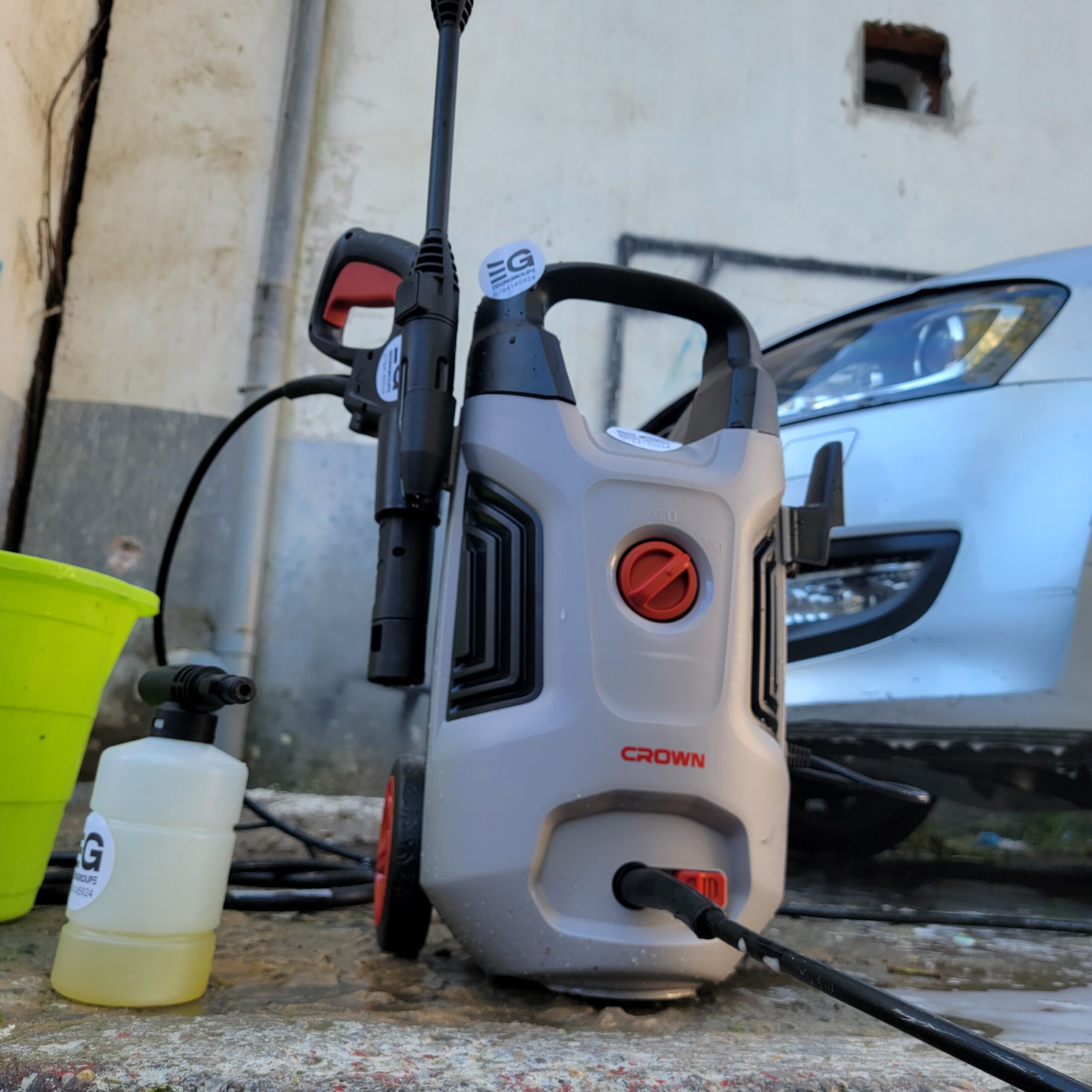 Nettouyeur haute pression 105 bar crown 1400w ct42089 - الصورة 4