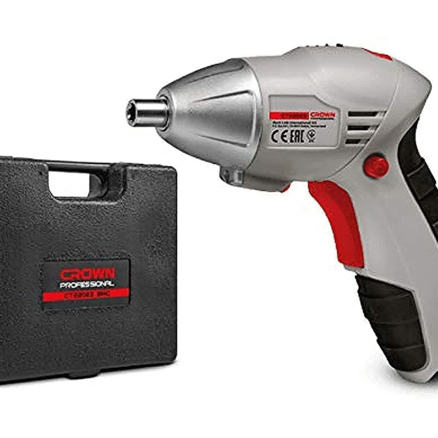 Tournevis électrique 3.6V 1,3Ah 45PCS avec valise CROWN | CT22023 BMC