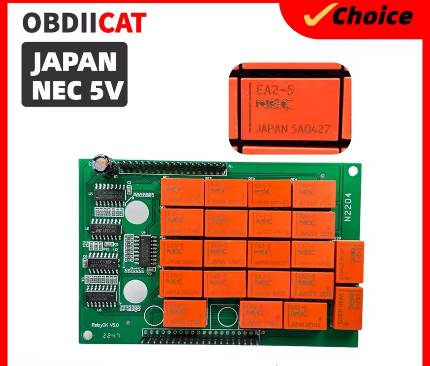Carte mer pcb board pour scanner delphi autocom wowsnooper original japan v3 - الصورة 2