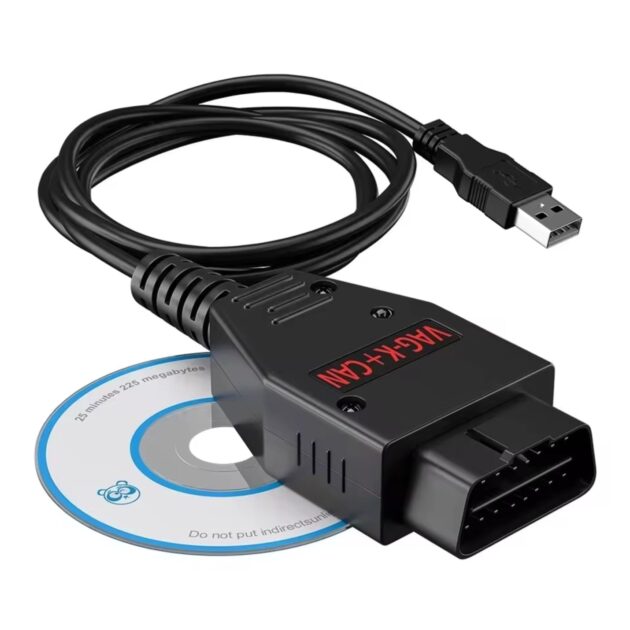 Câble de Diagnostic pour VAG K + CAN Commander 1.4 avec puce 25K80 + FT232RQ, outil de Scanner K can Commander v1.4 pour VAG EDC15x ME7x