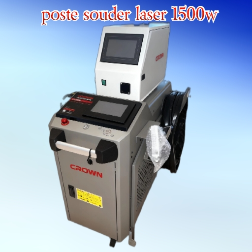 Poste souder laser 1500w 4 en 1 pour decoup soudure et netoyage