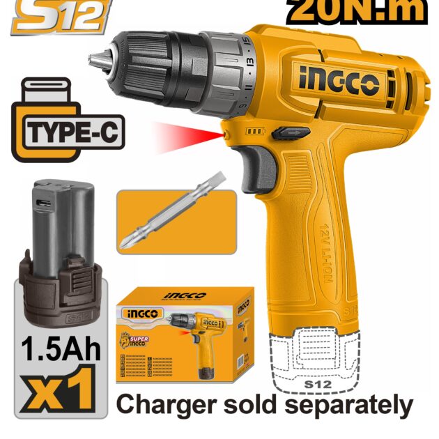 Visseuse ingco 12v 20nm cdli12456