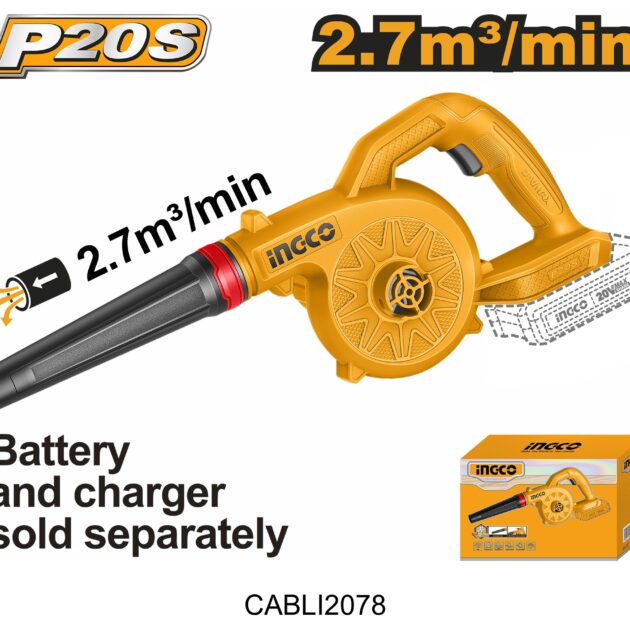 Ingco Cordless Blower 20V (Small Non Variable Speed) - Tool Only CABLI2078