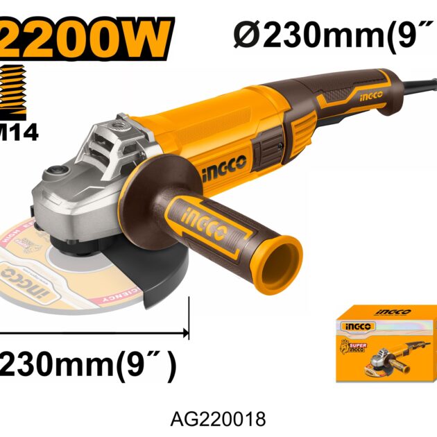 Ingco AG220018 angle grinder - 2200 watt
