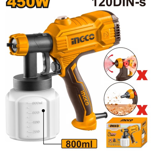 Pistolet peinture ingco 450w SPG3508