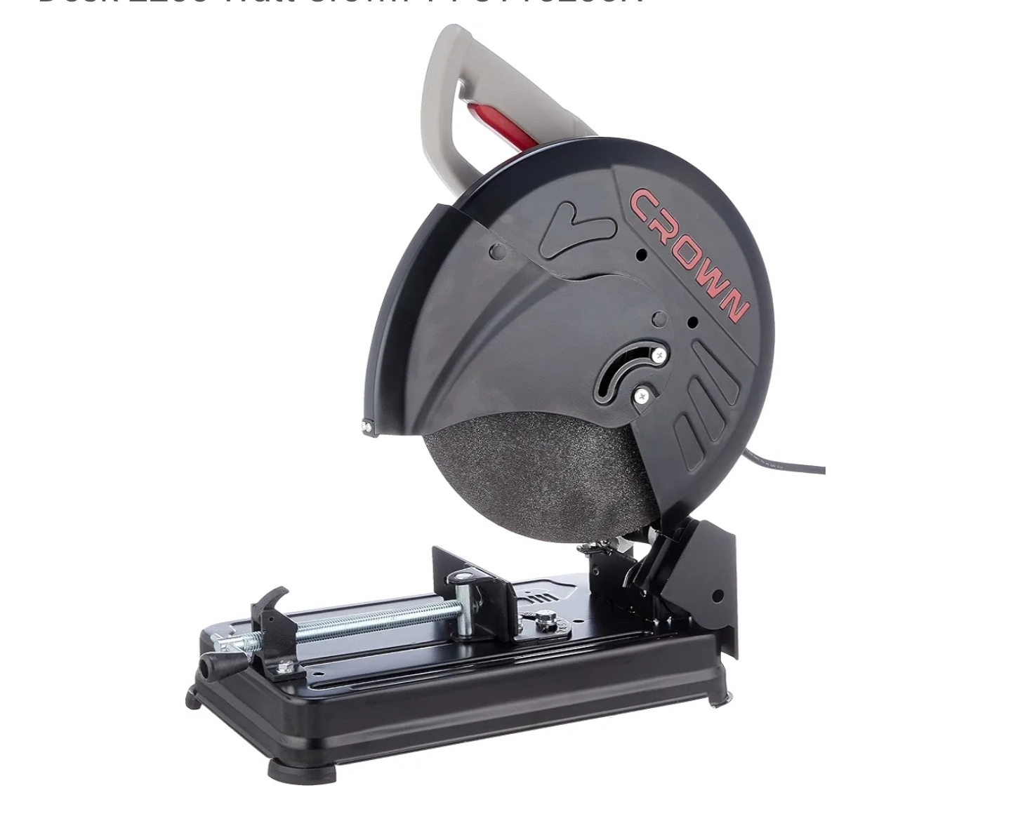 Tronçwnonneuse a table acier 2200w crown ct15205n