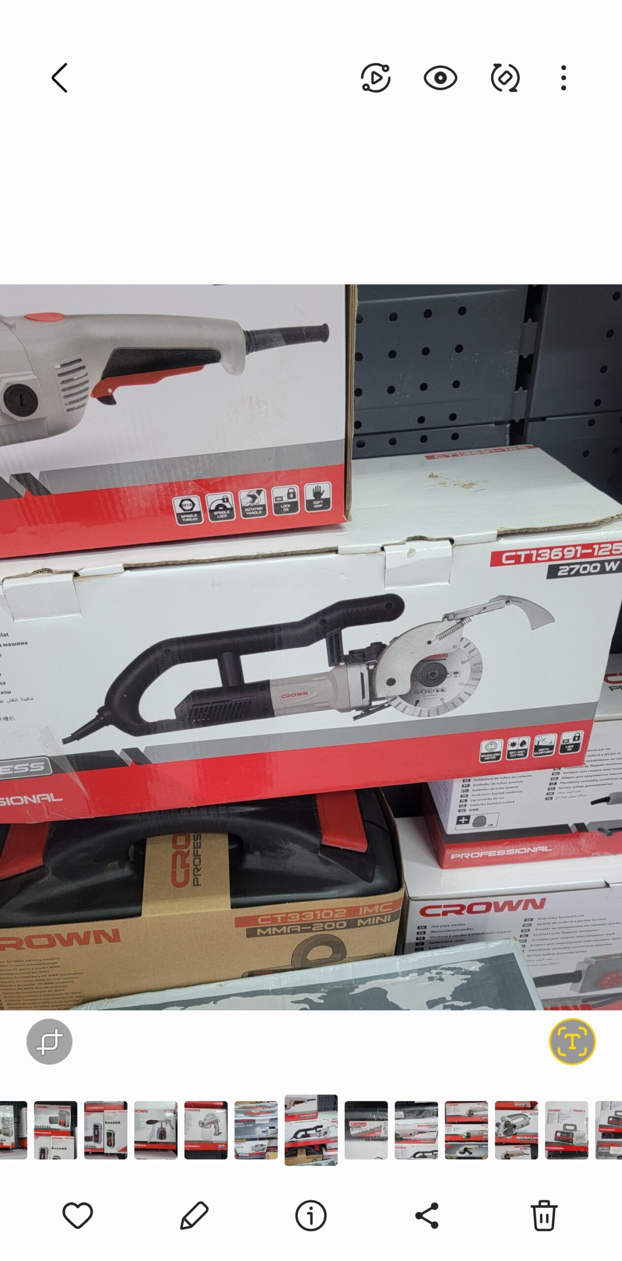 Rainureuse A 5 Disques BRUSHLESS CRWON CT13691 - الصورة 2