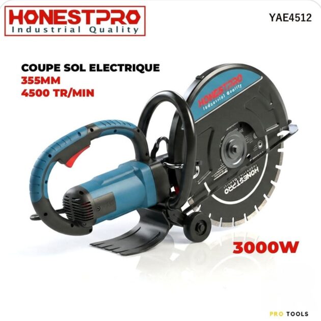 Coupe sol honestpro 3000w 355 mm yae4512