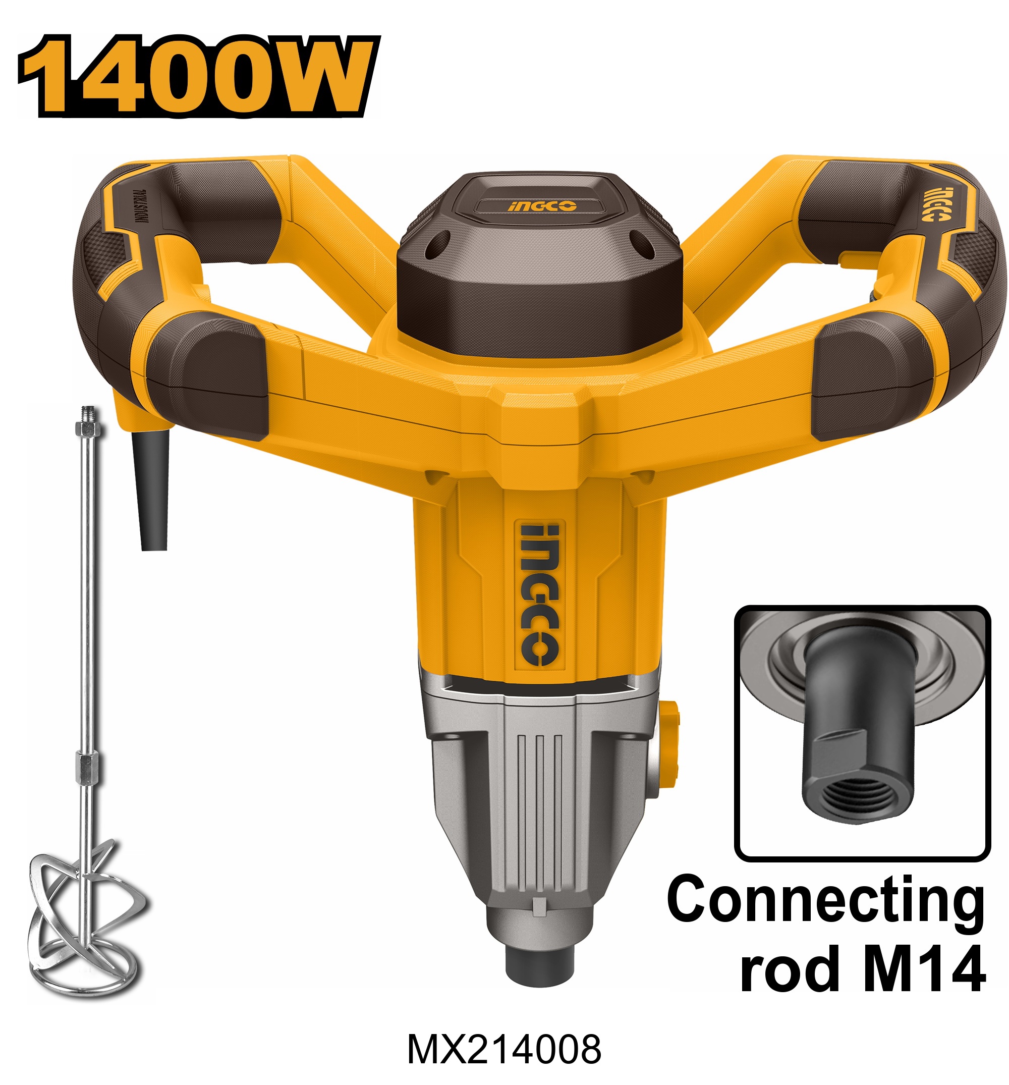 Marteau de charpentier 400 g INGCO MX214008