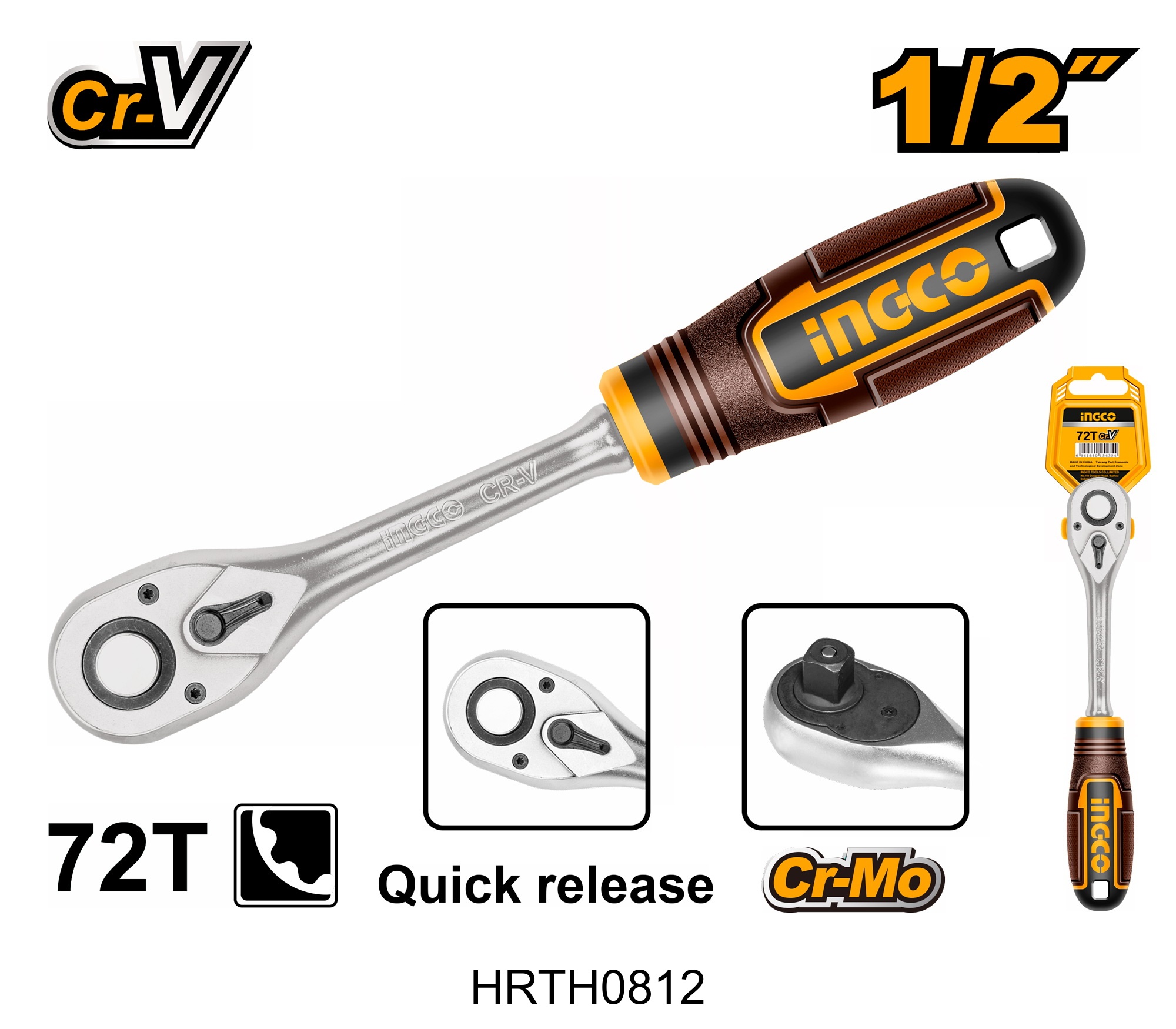 Marteau de menuisier 120 g INGCO HRTH0812