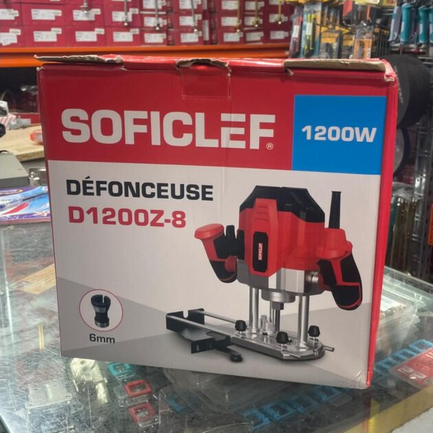 Défonceuse Soficlef 1200 w D1200Z-8