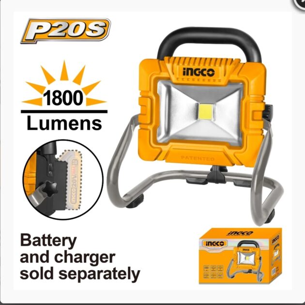 PROJECTEUR A BATERIE INGCO 20V SANS BATERIE CWLI2025