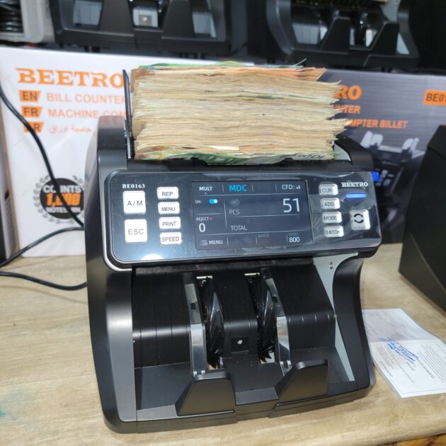 Compteuse des billet beetro be0163 batcheuse detecteuse double scanner avec mode mix sdc