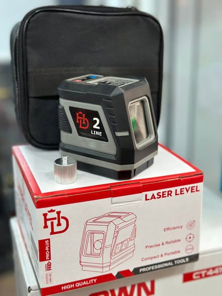 NIVEAU LASER HD 2 LIGNE AVEC 2 PILLES ET POCHET HDNI44073