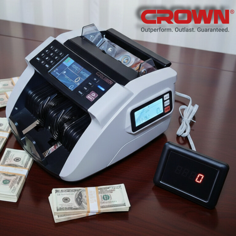 COMPTEUSE A BILLET CROWN A BATERRIE CT44157