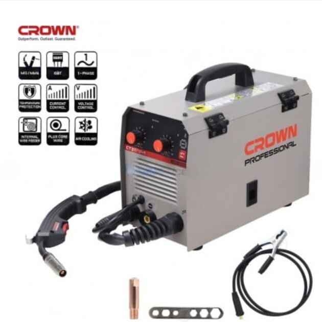 Poste à souder onduleur MIG-220H 1Kg / MMA 30-140A CROWN  CT33168-1