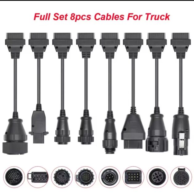 Cable auto scanner 8 pcs pour camion 8 pcs obd2