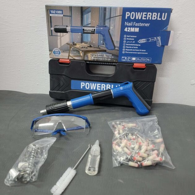 Pistolet beton powerBLU 42MM AVEC 50 NAILS yae1080