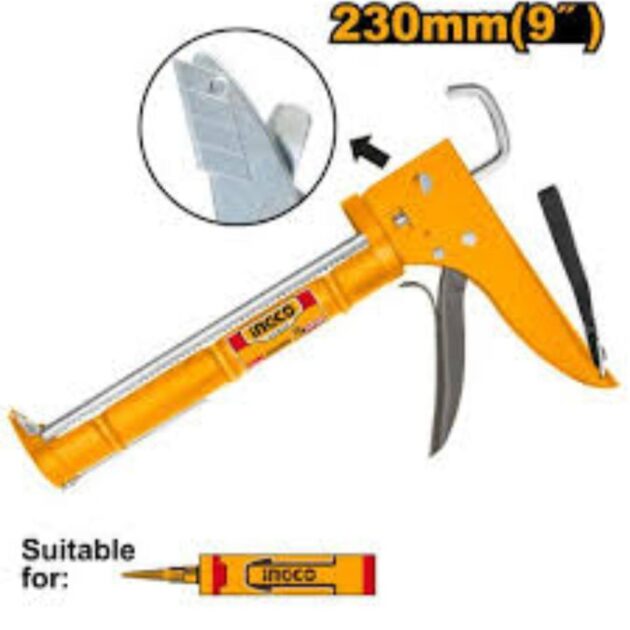 PISTOLET SILICONE MANUEL INGCO HCG0909