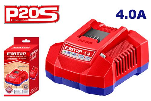 CHARGEUR BATERRIE EMTOP 20V 4A EFCR20411