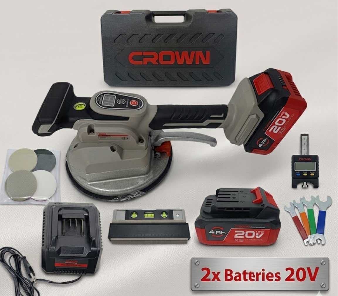 Ventouse vibrante sans-fil 20V CROWN CT26053XS-4 BMC - الصورة 2