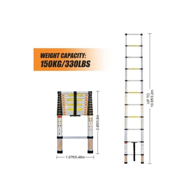 ECHELLE BEETRO TELESCOPIC 3.2M TC0339